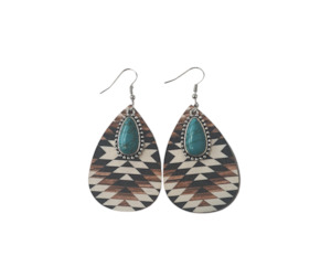 Aztec Western Earrings Geo