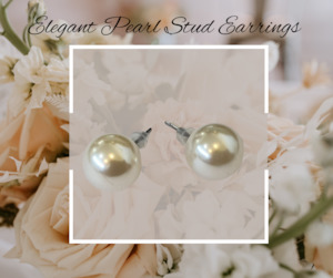 Faux Pearl Earrings