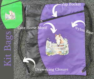 Horse Themed Kit Bag