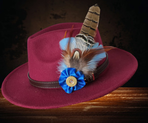 Feather Hat Pin- Medium