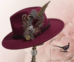 Feather Hat Pin- Medium