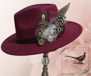 Feather Hat Pin- Medium