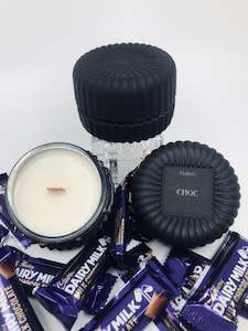 Candles: CHOCOLATE - MATTE BLACK MACARON