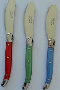 KNIFE - LAGUIOLE BUTTER/PATE KNIFE SHORT - MULTI COLOUR