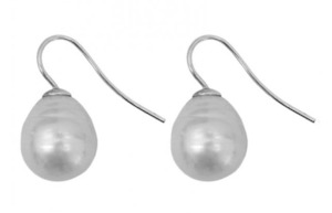 Jewellery: EARRINGS - SPANISH TEARDROP - WHITE PEARL & PEARL