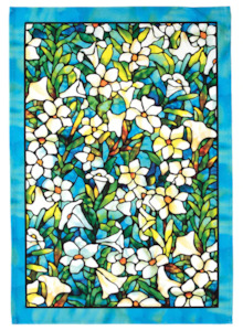 TIFFANY FIELD OF LILIES TEA TOWEL