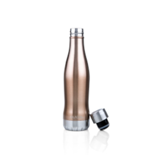 WATER BOTTLE GLACIAL 400ML - ROSE GOLD