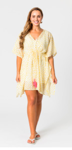 CANARY YELLOW SPOT - CAFTAN