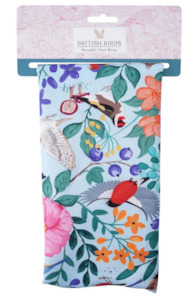 Kitchen: REUSABLE FOOD WRAP - BRITISH BIRDS