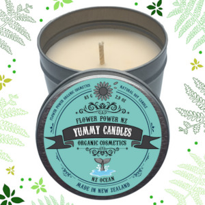 Products: NZ Ocean Yummy Candle - tin