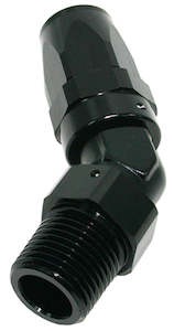 Hose Ends Taper Style: 45 Deg NPT Swivel To Taper Style Hose EndAeroflow