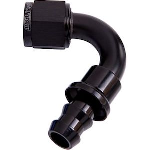 120 Deg Push Lock Hose End Aeroflow