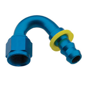 Hose Ends Push Lock: 150 Deg 8000 Series Push Lock Hose End Fragola