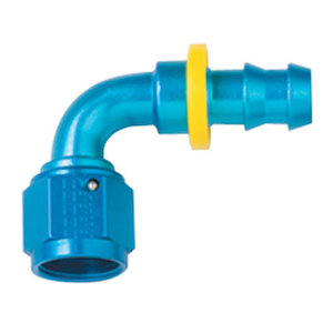 Hose Ends Push Lock: 90 Deg  8000 Series  Push Lock Hose End Fragola