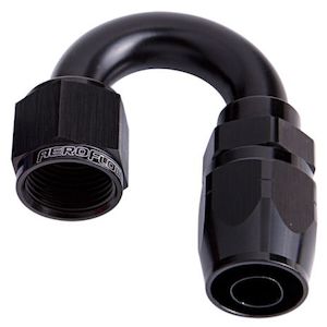 180 Deg Cutter Style Hose End  Aeroflow