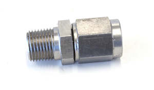 Male NPT to Female AN Straight Fitting 1/8" to -3AN