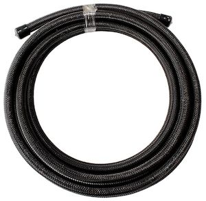 200 Series PTFE (Teflon) Black Stainless Steel Braided Hose Aeroflow