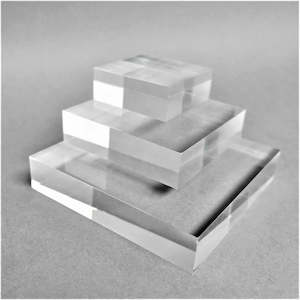 General engineering: Acrylic Riser Blocks - Set of 3