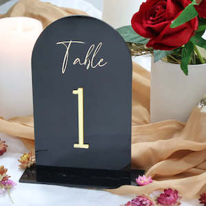 Table Numbers