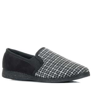 Footwear: Grosby Peter Charcoal/Black