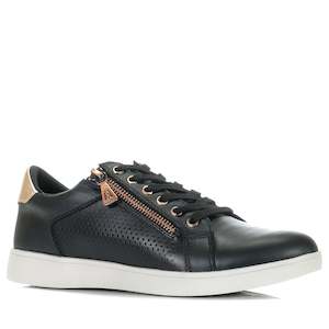 Footwear: Hush Puppies Mimosa Perf Black/Copper