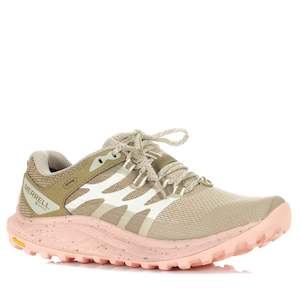 Footwear: Merrell Antora 3 GTX Womens Khaki/Peach