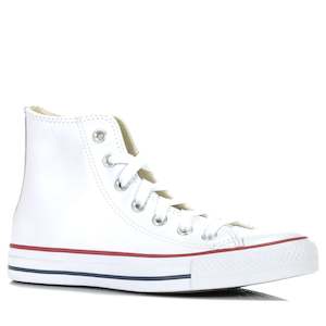 Footwear: Converse CT All Star Leather High Top White