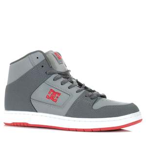 Footwear: DC Manteca 4 Hi White/Grey