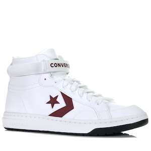 Footwear: Converse Pro Blaze V2 Leather Mid White