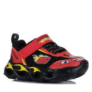 Footwear: Skechers Thermo Flash Wheel Buddies 402306N Red/Black