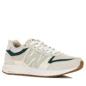 Footwear: Woden Rigmor Blanc/Deep Forest