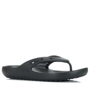 Footwear: Crocs Classic Flip V2 Black