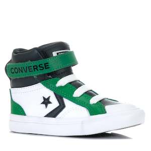 Converse Toddler Pro Blaze Strap Hi White/Green