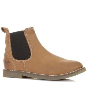 Footwear: Clarks Chelsea II Tan Waxy Leather