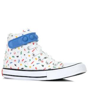 Footwear: Converse Chuck Taylor Kids 1v Polka-Doodle Hi White