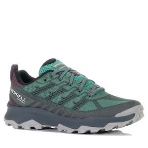 Footwear: Merrell Speed Eco Waterproof Pine Green/Burgundy