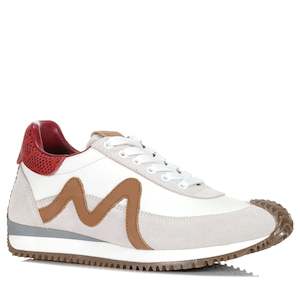 Minx Marvel Ivory Tan Red