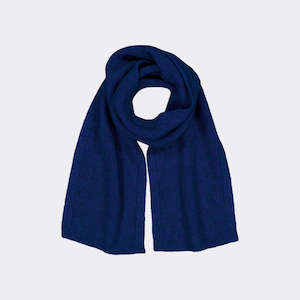 Products: Possum merino fine rib scarf made in Auckland, New Zealand