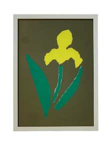 Lucky Luijk framed print - Iris