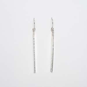 Triangle bar earrings by Zoë Lovell-Smith made in Christchurch, New Zealand