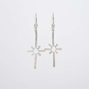 Starlight earrings by Zoë Lovell-Smith made in Christchurch, New Zealand