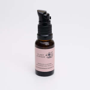 Rosehip face oil by Plant and Share, made in Pigeon Valley, New Zealand