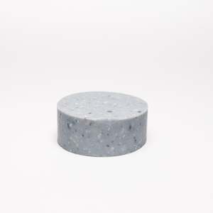 Grey terrazzo face and body soap by Studio Star of North Canterbury, New Zealand, two sizes