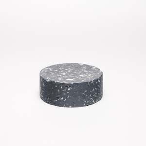 Black terrazzo face and body soap by Studio Star of North Canterbury, New Zealand, two sizes