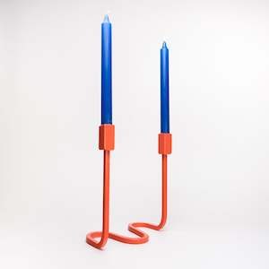 All: Wiggle candelabra by Sitting Pretty made in Mount Maunganui, New Zealand, three colours