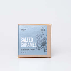 Salted caramel chocolate by Ocho made in Dunedin, New Zealand