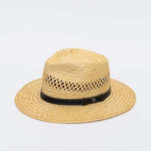 Straw hat made in Pōneke, New Zealand