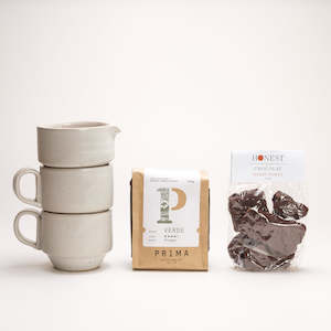 Coffee + cup hamper by Frances Nation