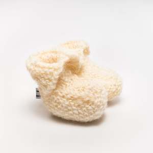 Baby: Baby booties handknitted in Kaiapoi, Aotearoa