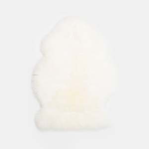 White sheepskin made in Napier, New Zealand